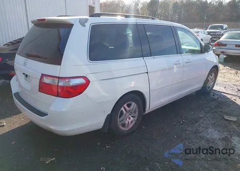 2007 Honda Odyssey Ex z USA, uszkodzony, nr VIN 5FNRL38497B141491